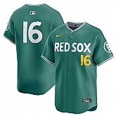 Men's Boston Red Sox #16 Jarren Duran Green 2025 City Connect Limited Stitched Jersey Dzhi,baseball caps,new era cap wholesale,wholesale hats